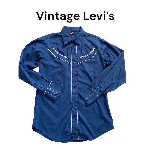 Levi's Other - Vintage Levi's Cowboy Shirt Western Wear Size Large